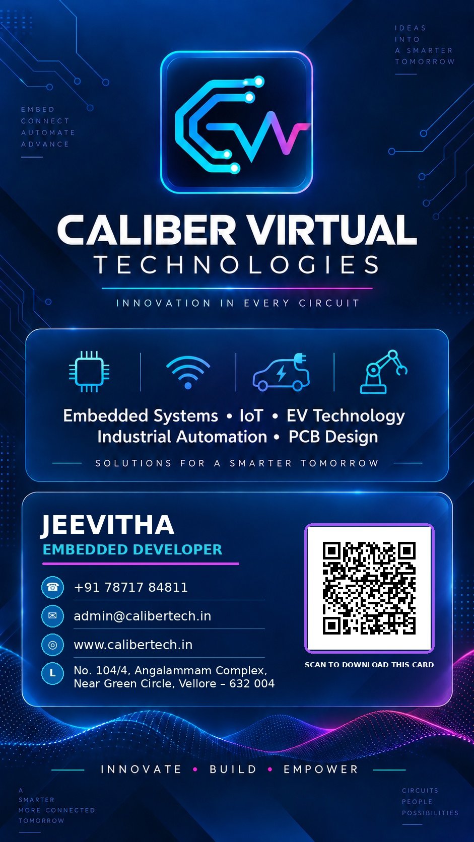 Jeevitha digital visiting card